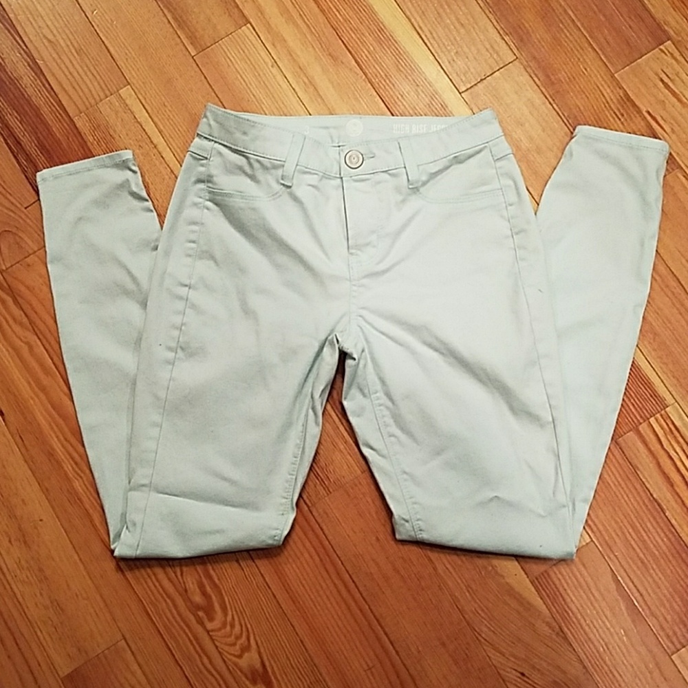 Light Blue High Rise Jeggings